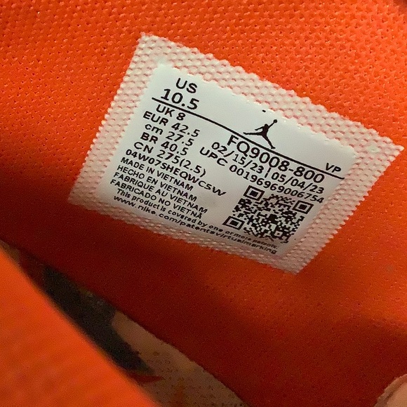 Nike air Jordan 38 WMBA center orange women’s basketball shoes - Picture 8 of 9